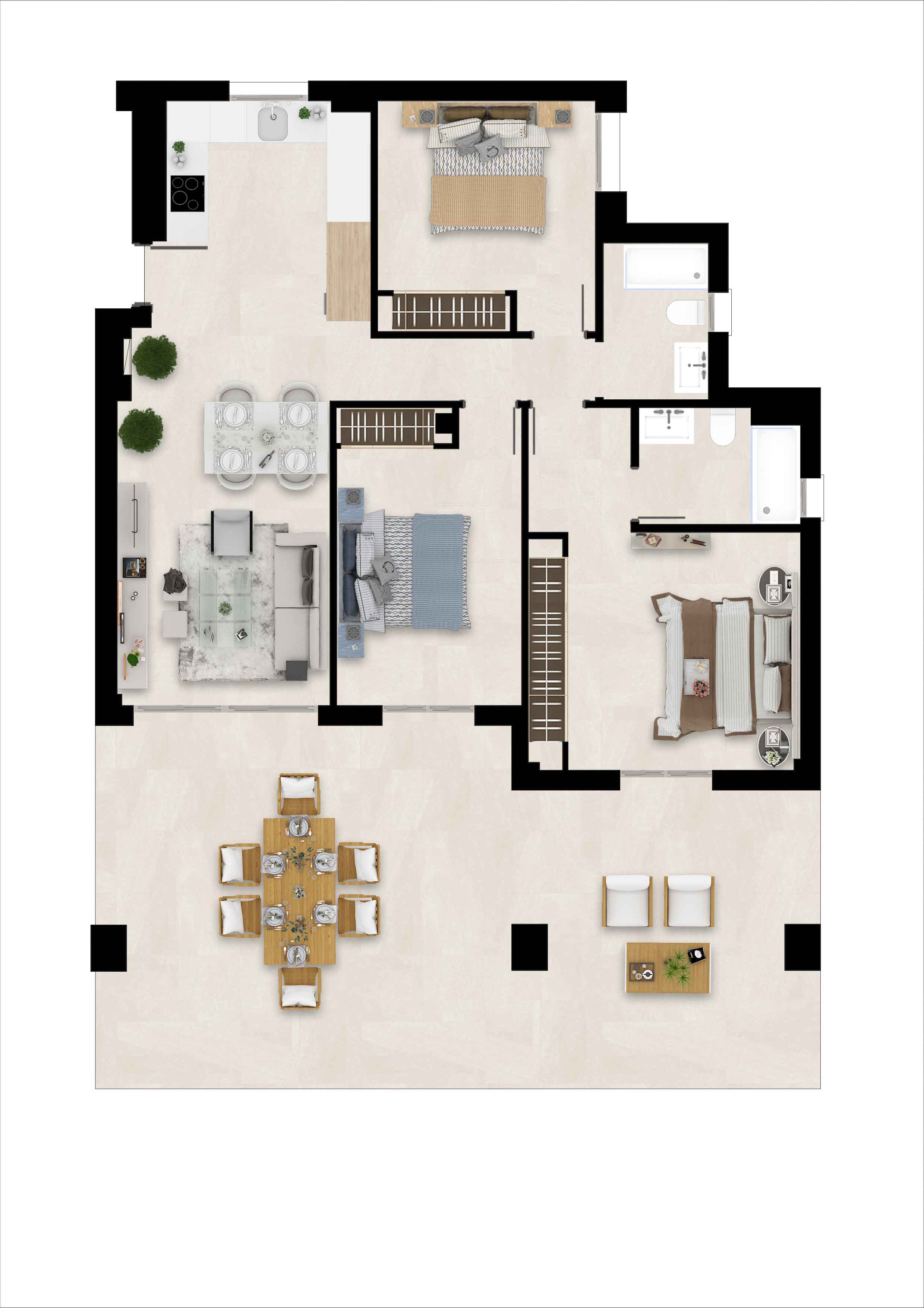 Apartment for sale in Estepona